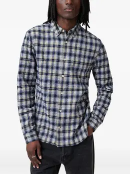 AllSaints: Фиолетовая рубашка 