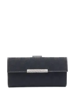Gucci Pre-Owned: Чёрный кошелёк 