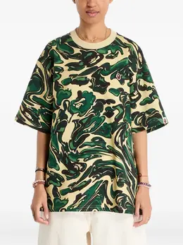 A BATHING APE®: Зелёная футболка 