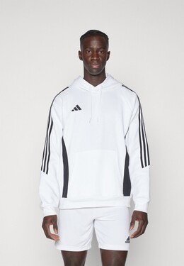 Adidas: Белая толстовка  Tiro