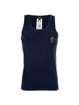 Versace Jeans: Синяя майка 