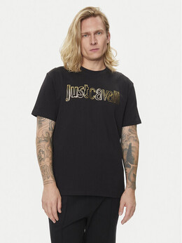 Just Cavalli: Чёрная футболка 