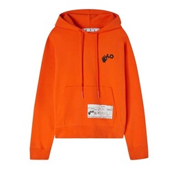 Off-White: Оранжевая толстовка 