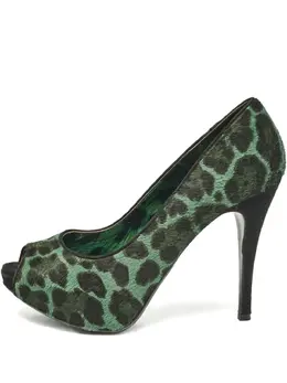 Dolce & Gabbana Pre-Owned: Зелёные туфли 