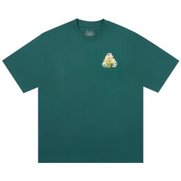 Palace: Зелёная футболка 