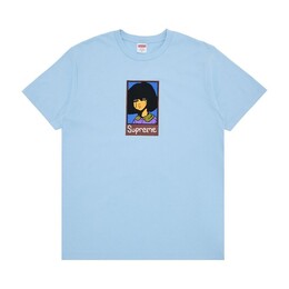 Supreme: Голубая футболка 