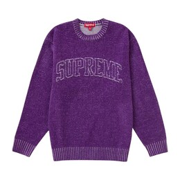 Supreme: Фиолетовый свитер 