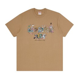 Supreme: Футболка цвета хаки 