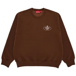 Supreme: Коричневая толстовка  Crest
