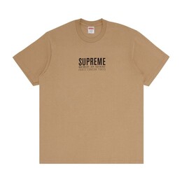 Supreme: Футболка цвета хаки 