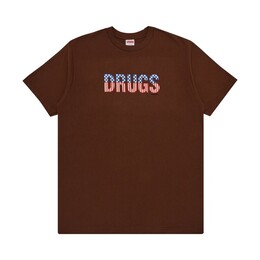 Supreme: Коричневая футболка 
