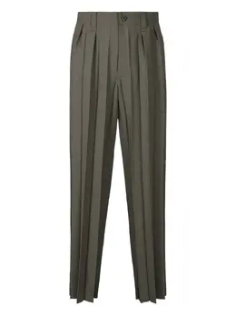 Homme Plissé Issey Miyake: Тёмные брюки 