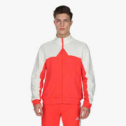 Adidas: Белая толстовка 