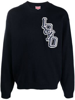 Kenzo: Синий свитер 