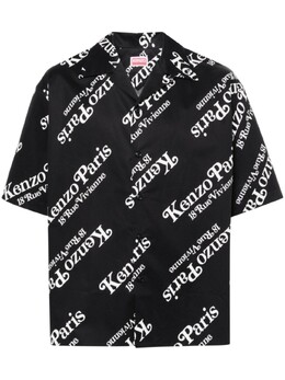Kenzo: Чёрная рубашка 