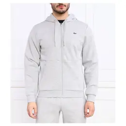 Lacoste: Серая толстовка 