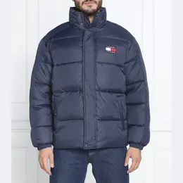 Tommy Hilfiger: Синий пуховик 