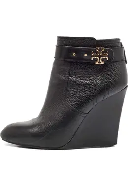 Tory Burch: Чёрные ботинки 
