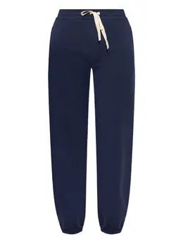 Jil Sander: Синие брюки  Drawstring
