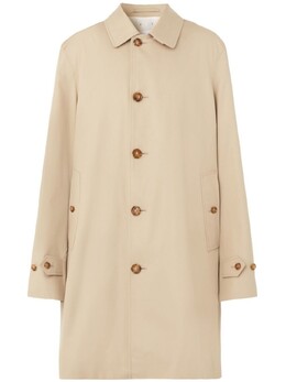 Burberry: Однобортное пальто 