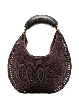 Chloé: Коричневая сумка-шоппер 