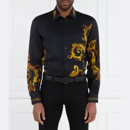 Versace: Чёрная рубашка 