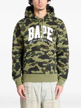 A BATHING APE®: Зелёная толстовка 