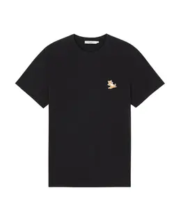 Maison Kitsuné: Чёрная футболка 