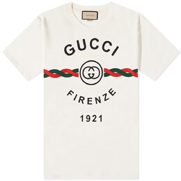 Gucci: Футболка с принтом 