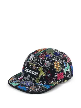 Supreme: Чёрная кепка  Camp