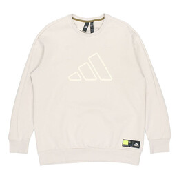 Adidas: Белая толстовка 