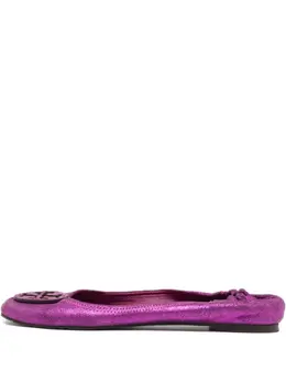 Tory Burch: Розовые балетки 