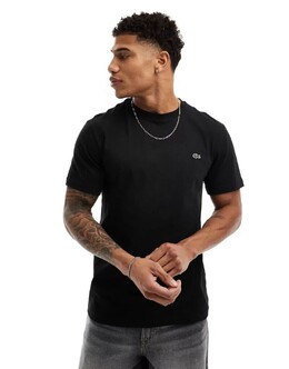 Lacoste: Чёрная футболка 