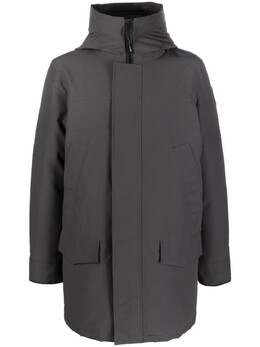 Canada Goose: Серый пуховик  Langford