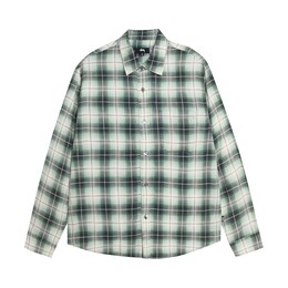 Stussy: Зелёная рубашка 