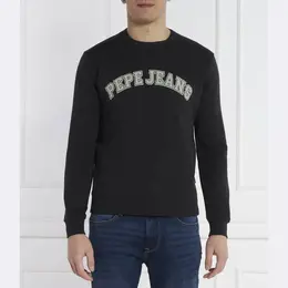 Pepe Jeans London: Чёрная толстовка 