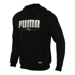 PUMA: Чёрная толстовка 