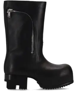 Rick Owens: Чёрные ботинки  Bauhaus
