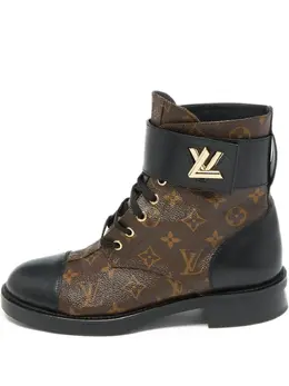 Louis Vuitton Pre-Owned: Коричневые ботинки 