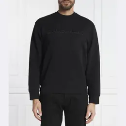 Emporio Armani: Чёрная толстовка 