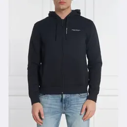 Armani Exchange: Синяя толстовка 
