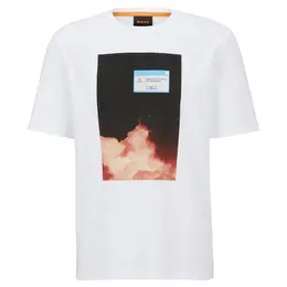 BOSS: Белая футболка 