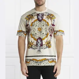 Just Cavalli: Бежевая футболка 