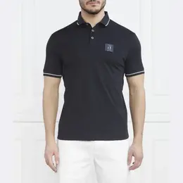 Armani Exchange: Синяя рубашка 