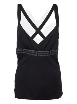 Versace Pre-Owned: Топ с v-образным вырезом 