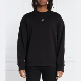 Tommy Hilfiger: Чёрная толстовка 