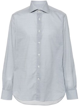 Corneliani: Синяя рубашка 