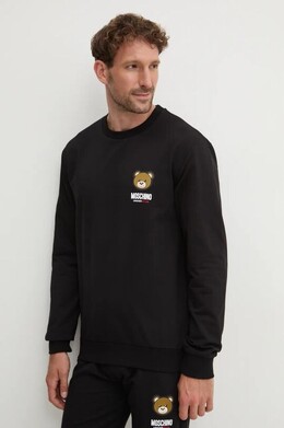 Moschino Underwear: Чёрная толстовка 