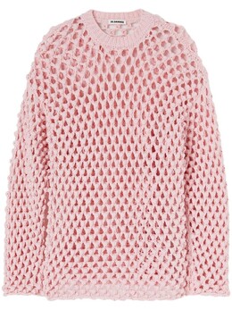 Jil Sander: Розовый свитер 