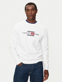 Tommy Hilfiger: Белая толстовка 